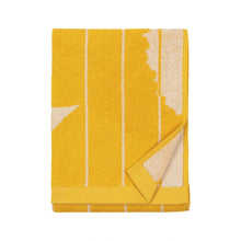 Naložite sliko v pregledovalnik galerije, Brisača za roke in obraz Vesi Unikko 50x70cm rumena Marimekko
