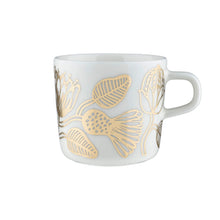 Naložite sliko v pregledovalnik galerije, Skodelica 2 dl Oiva Tiara zlata Marimekko