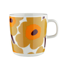 Naložite sliko v pregledovalnik galerije, Skodelica 4 dl Oiva Unikko karamelna, oranžna Marimekko