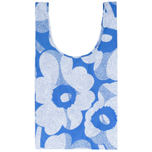 Naložite sliko v pregledovalnik galerije, Nakupovalna vrečka za večkratno uporabo Smartbag Unikko modra Marimekko