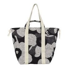 Naložite sliko v pregledovalnik galerije, Torba iz organskega bombaža Mono City Tote Unikko črna Marimekko