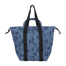 Naložite sliko v pregledovalnik galerije, Torba iz organskega in recikliranega bombaža Mono City Tote Unikko indigo Marimekko