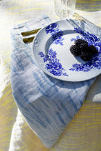 Naložite sliko v pregledovalnik galerije, Lanena kuhinjska krpa / prtiček OSMANKÄÄMI modra Lapuan Kankurit