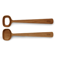 Naložite sliko v pregledovalnik galerije, Set servirnega pribora za solato Hammershøi hrast Kähler