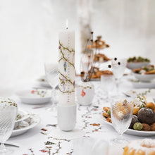 Naložite sliko v pregledovalnik galerije, Keramičen svečnik Hammershøi bel širok Kähler