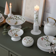 Naložite sliko v pregledovalnik galerije, Keramičen svečnik Hammershøi bel širok Kähler