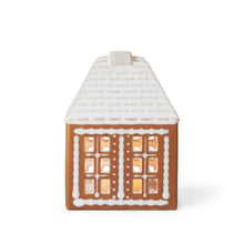 Naložite sliko v pregledovalnik galerije, Keramičen svečnik za čajno svečo Urbania Gingerbread Lighthouse small Kähler