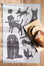 Naložite sliko v pregledovalnik galerije, Kuhinjska krpa Koirapuisto 46x70cm črna Lapuan Kankurit