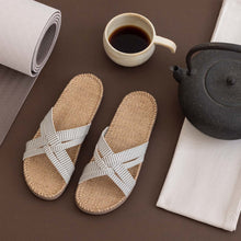 Naložite sliko v pregledovalnik galerije, Sandali WOMEN#1 white stripes SHANGIES by Stilov