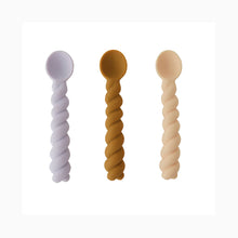 Naložite sliko v pregledovalnik galerije, Set 3 otroških žličk iz silikona Mellow Spoon , OYOY Mini