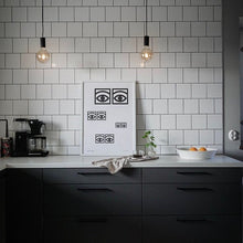 Naložite sliko v pregledovalnik galerije, Print Ögon Cacao Several Eyes 50 x 70 cm Olle Eksell