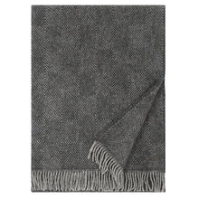 Naložite sliko v pregledovalnik galerije, Volnena odeja MARIA siva-črna Lapuan Kankurit