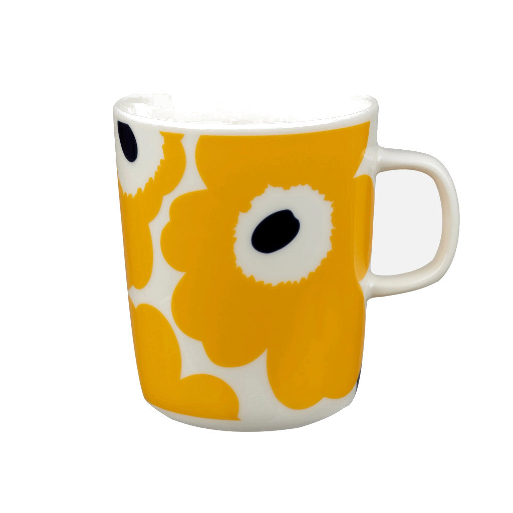 Skodelica 2,5 dl Oiva - Unikko rumena Marimekko