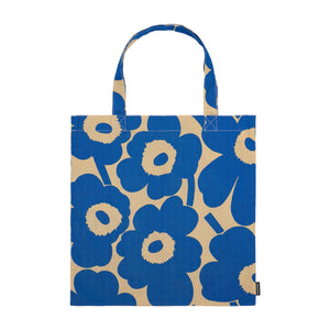 Bombažna torba / nakupovalna vreča Pieni Unikko modra, rjava Marimekko