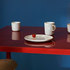 Krožnik 20 cm Oiva - Unikko bel Marimekko