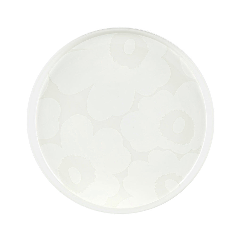 Krožnik 20 cm Oiva - Unikko bel Marimekko