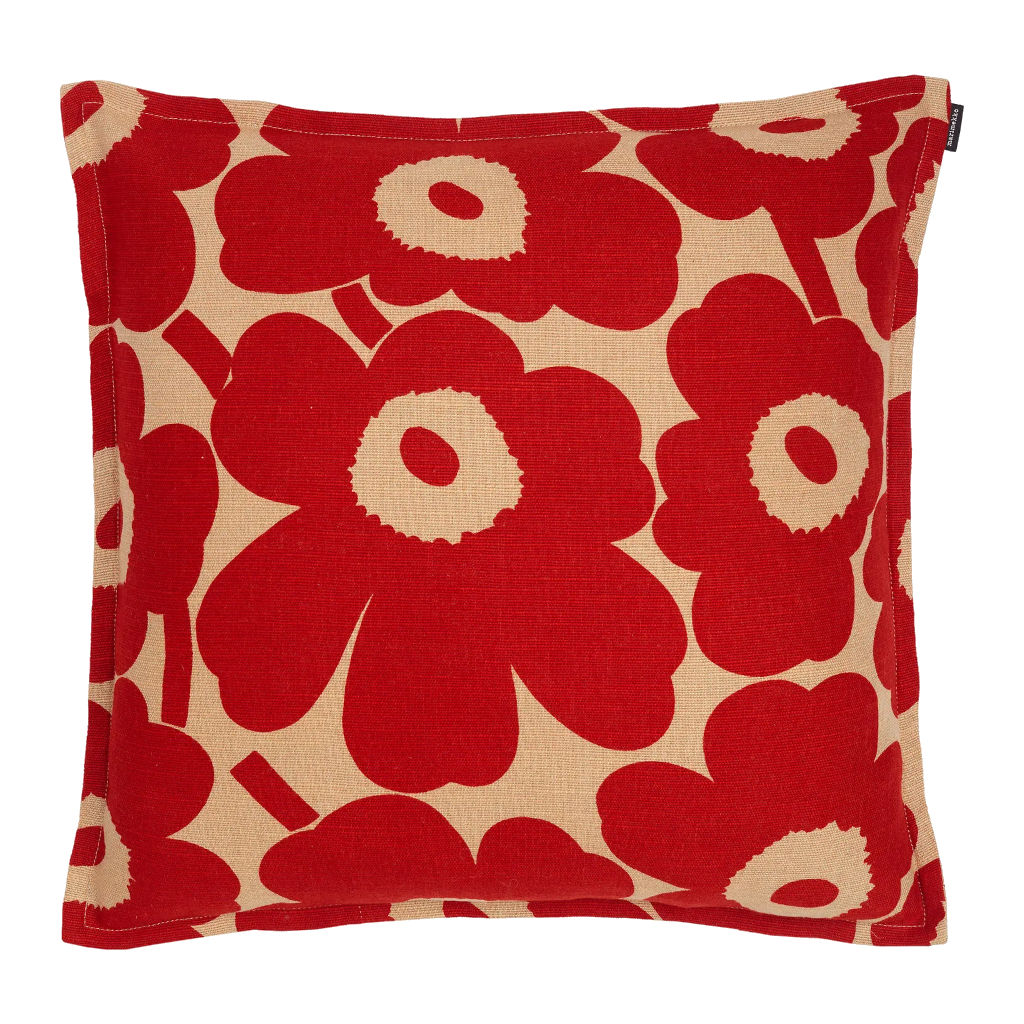 Prevleka za blazino Pieni Unikko rdeča 50 x 50 cm Marimekko