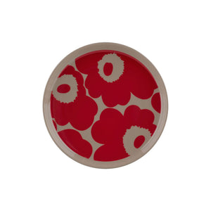Krožnik 13,5 cm Oiva Unikko terra - rdeča Marimekko