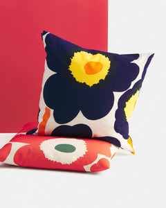 Prevleka za blazino Unikko 60th Anniversary 50 x 50 cm modra Marimekko