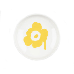 Krožnik 8,5 cm Oiva Unikko rumena Marimekko