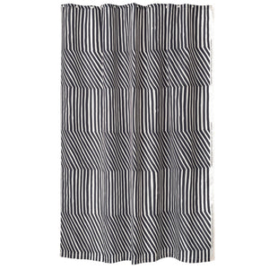Kopalniška zavesa za prho ali kad Kalasääski črna Marimekko