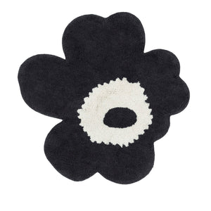 Kopalniška preproga Unikko 73x74cm temno siva Marimekko