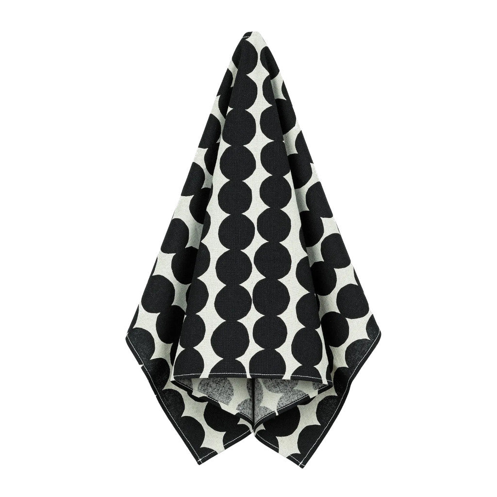 Kuhinjska krpa Räsymatto črna Marimekko