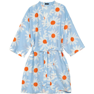 Kopalni plašč / jutranja halja Rakastaa ei rakasta modra Marimekko