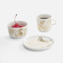 Naložite sliko v pregledovalnik galerije, Krožnik 13,5 cm Oiva Tiara zlata Marimekko
