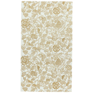Prt iz organskega bombaža 135x250cm Tiara zlata Marimekko