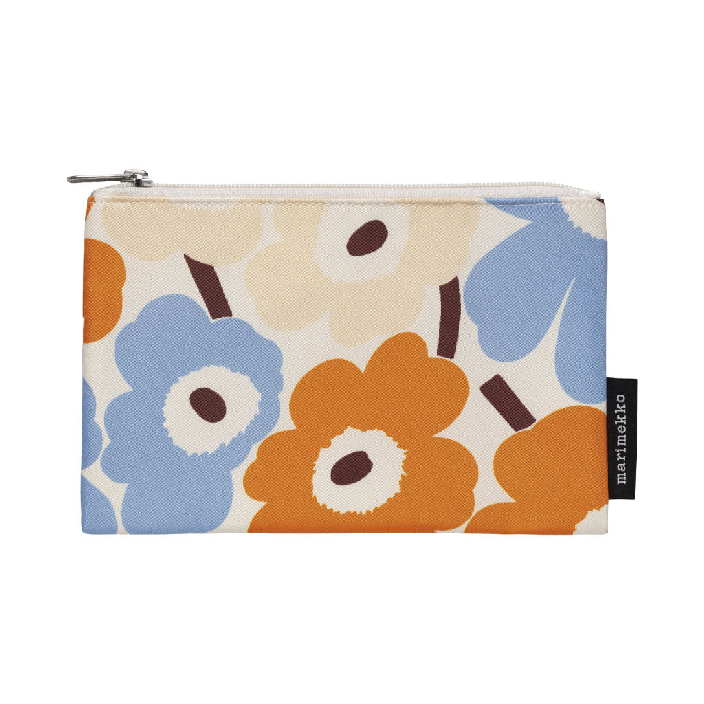 Kozmetična torbica Kaika Mini Unikko modra, oranžna Marimekko