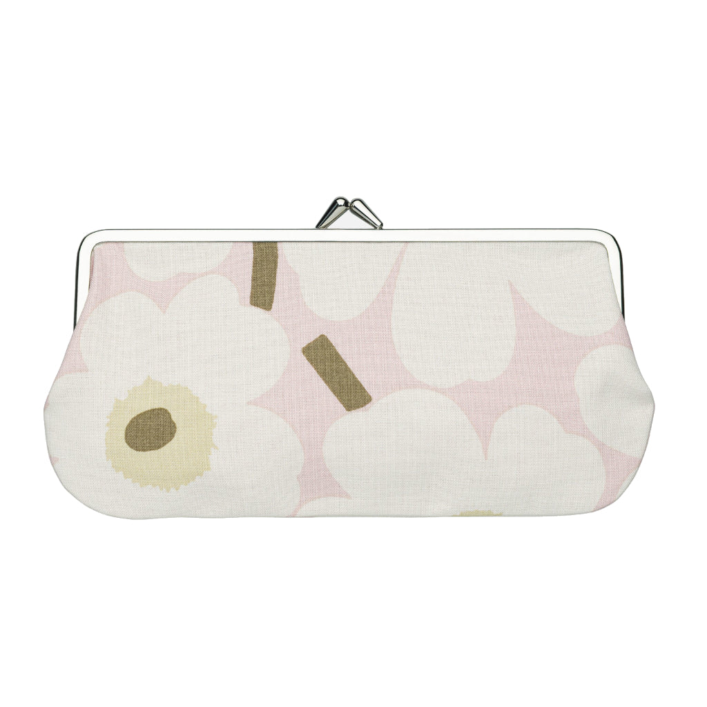 Etui / denarnica Silmälasi Kukkaro Mini Unikko svetlo roza Marimekko