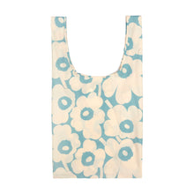 Naložite sliko v pregledovalnik galerije, Nakupovalna vrečka za večkratno uporabo Smartbag Unikko zelena Marimekko
