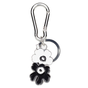 Obesek za ključe Puhallus II Unikko črn Marimekko
