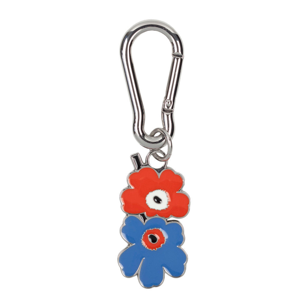 Obesek za ključe Puhallus I Unikko moder, rdeč Marimekko