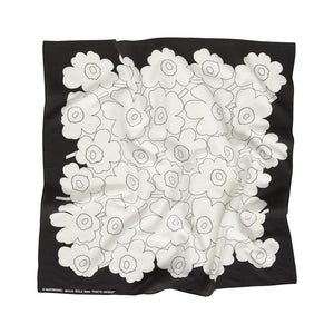 Ruta Keskiö Piirto Unikko črno-bela 70x70cm Marimekko
