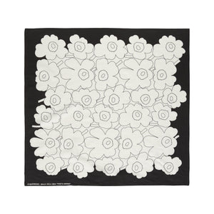 Ruta Keskiö Piirto Unikko črno-bela 70x70cm Marimekko