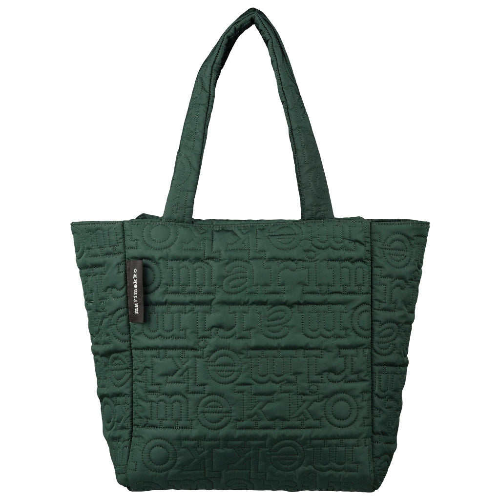 Tote torba Joy M  Logo zelena Marimekko