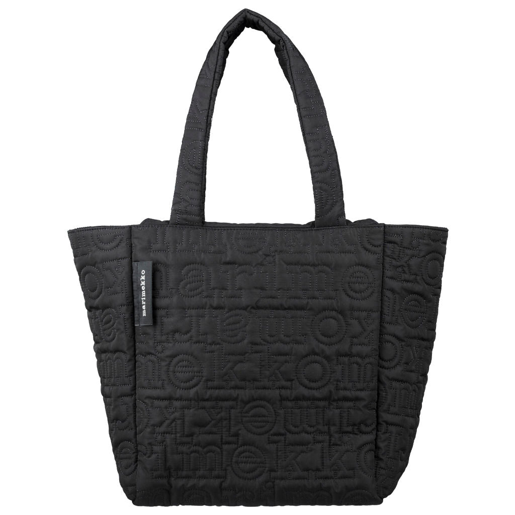 Tote torba Joy M  Logo črna Marimekko