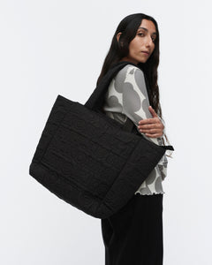 Tote torba Joy M  Logo črna Marimekko