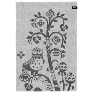 Lanena kuhinjska krpa Taika siva Iittala