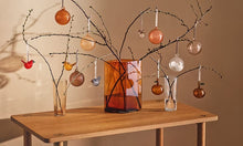 Naložite sliko v pregledovalnik galerije, Set 5 okraskov steklene krogle 8 cm rjave Iittala

