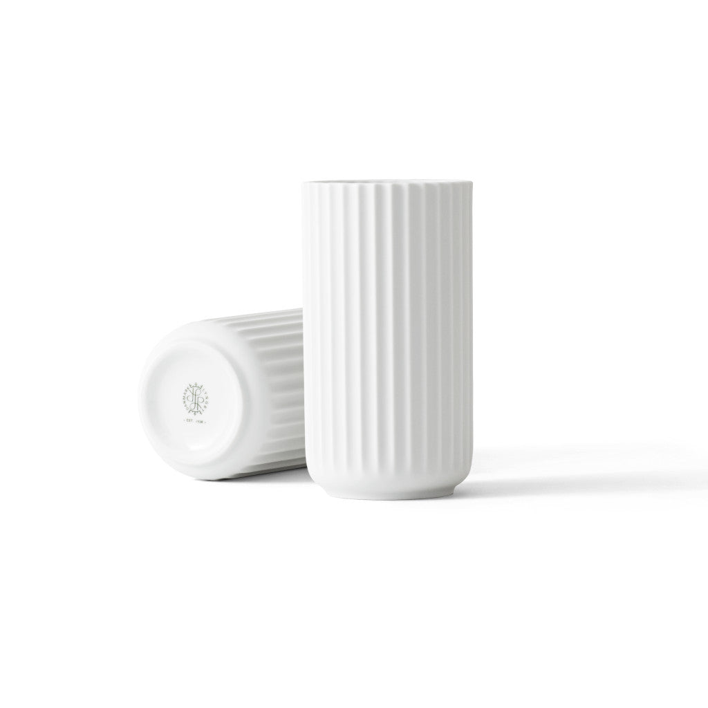 Vaza Lyngby 15,5 cm porcelan bela Lyngby Porcelaen