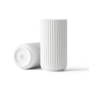 Vaza Lyngby 20,5 cm porcelan bela Lyngby Porcelaen