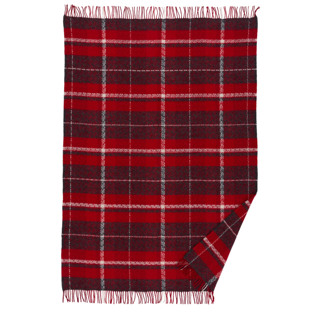 Volnena odeja SNUGGLE rdeča KLIPPAN