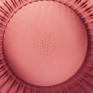 Vaza Lyngby 25 cm steklo burgundsko rdeča Lyngby Porcelaen