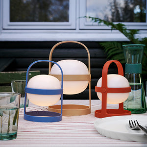 Solarna lučka Soft Spot Circular H18,5 cm modra Rosendahl