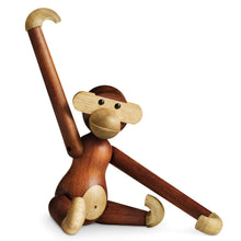 Naložite sliko v pregledovalnik galerije, Lesena dekorativna figura MONKEY mala teak/limba KAY BOJESEN
