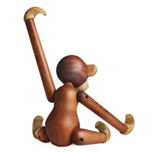 Naložite sliko v pregledovalnik galerije, Lesena dekorativna figura MONKEY mala teak/limba KAY BOJESEN
