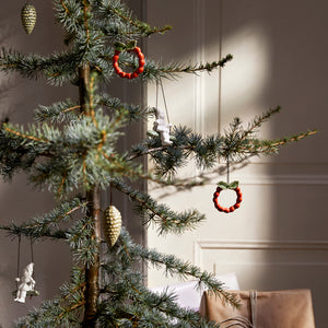 Okrasek keramičen venček Christmas Tales Kähler